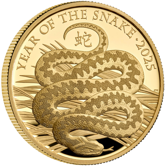 2025 King Charles III 'Lunar Year of the Snake' 999.9 1oz Gold Proof Coin