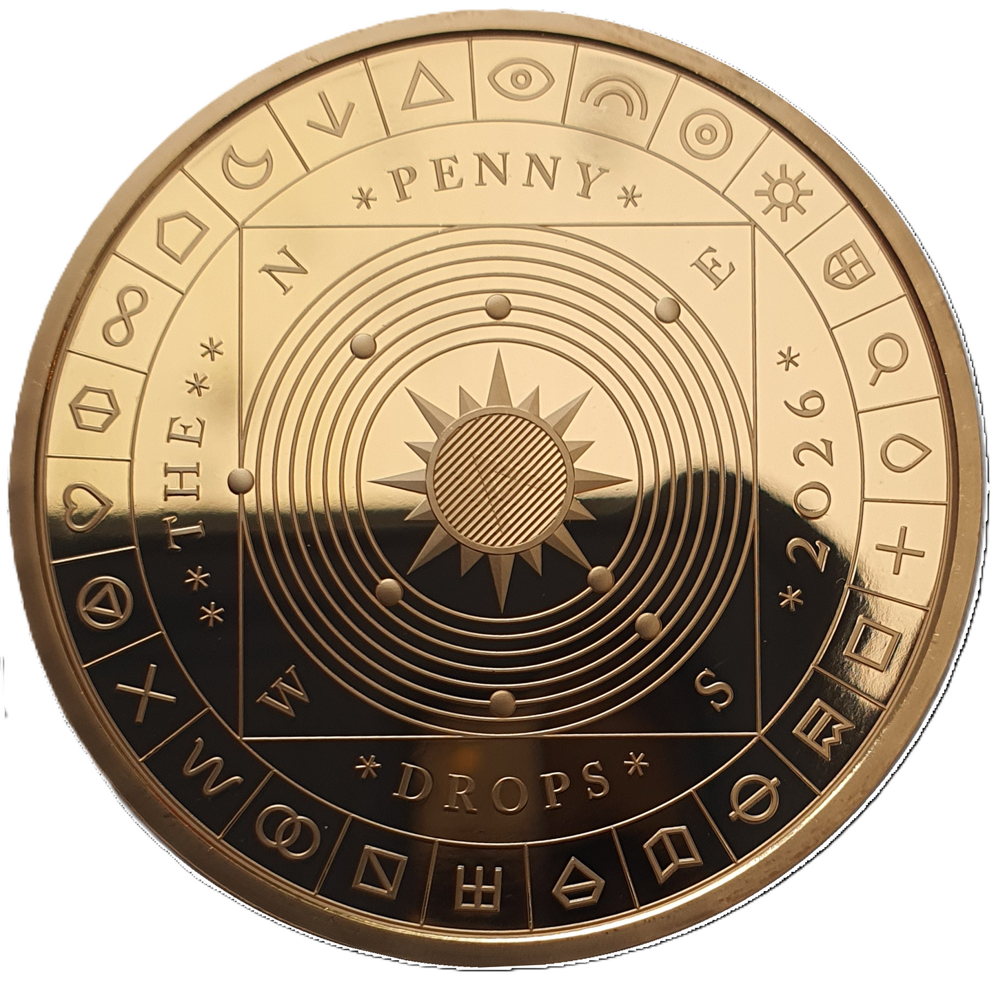 2026 King Charles III 'The Penny Drops' £5 Gold Proof Coin