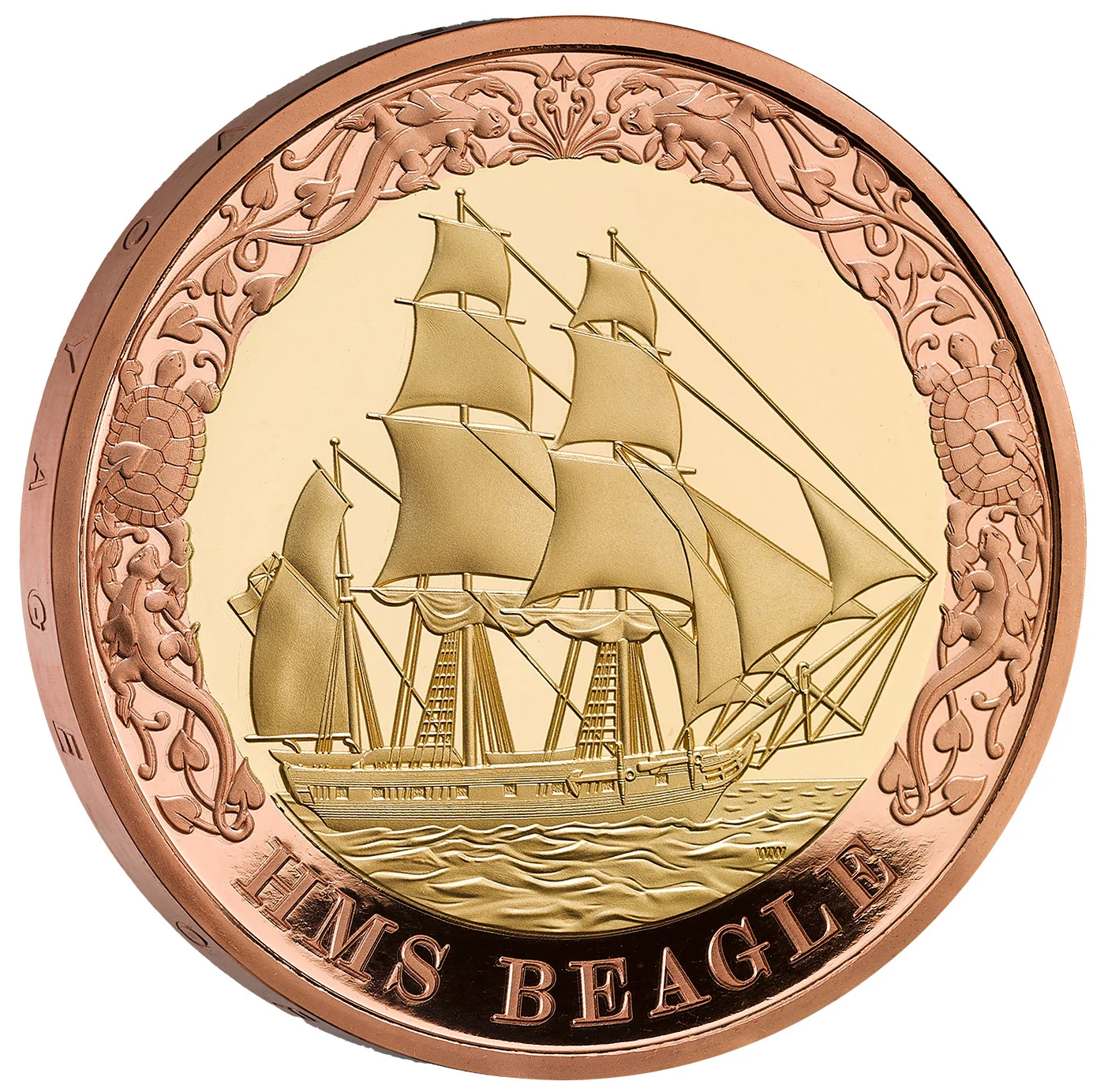 2026 King Charles III 'HMS Beagle' £2 Gold Proof Coin