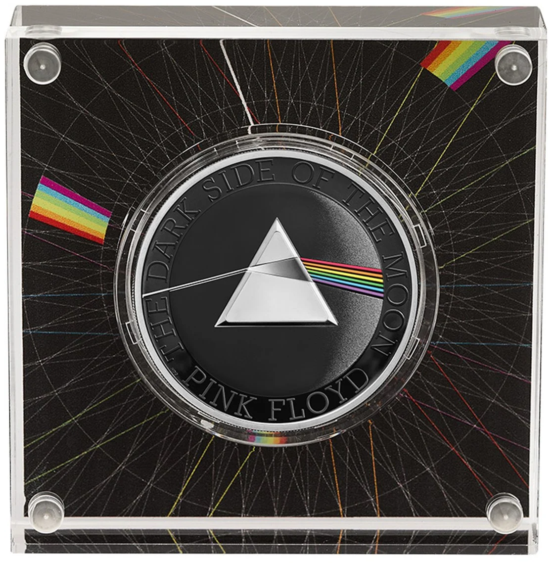 2026 Music Legends 'Pink Floyd' 1oz 999 Silver Coloured Proof Coin