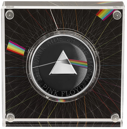 2026 Music Legends 'Pink Floyd' 1oz 999 Silver Coloured Proof Coin