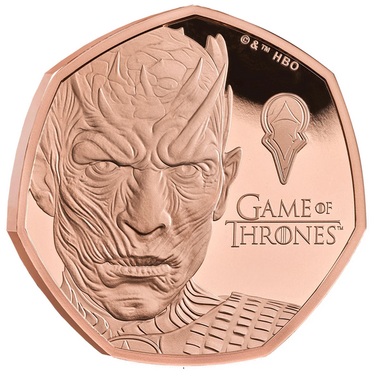 2026 Game of Thrones (Ice) Gold Proof 50P - 100 issue Limit