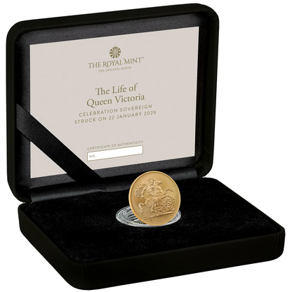 2026 Life of Queen Victoria SOTD Sovereign - Struck on 22 January