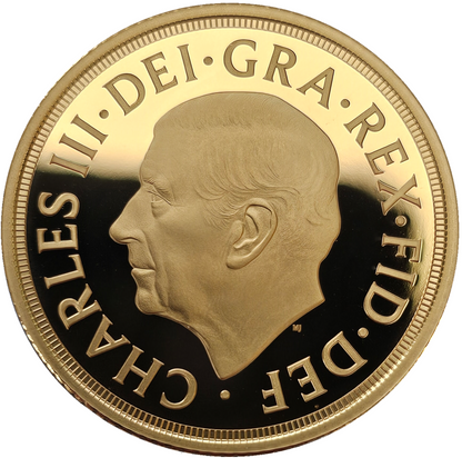 2026 King Charles III First Year of the 'Yellow Gold' Proof 3 Coin Sovereign Set