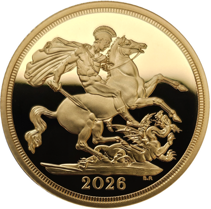 2026 King Charles III First Year of the 'Yellow Gold' Proof 3 Coin Sovereign Set