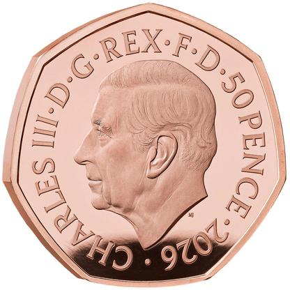 2026 100 Years of Winnie the Pooh - Kindness Gold Proof 50P - 100 issue Limit