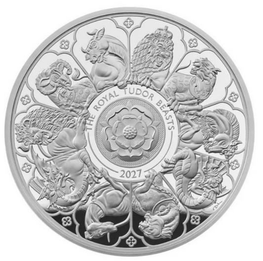 2027 Royal Tudor Beasts Completer 1oz 999 Silver Proof Coin