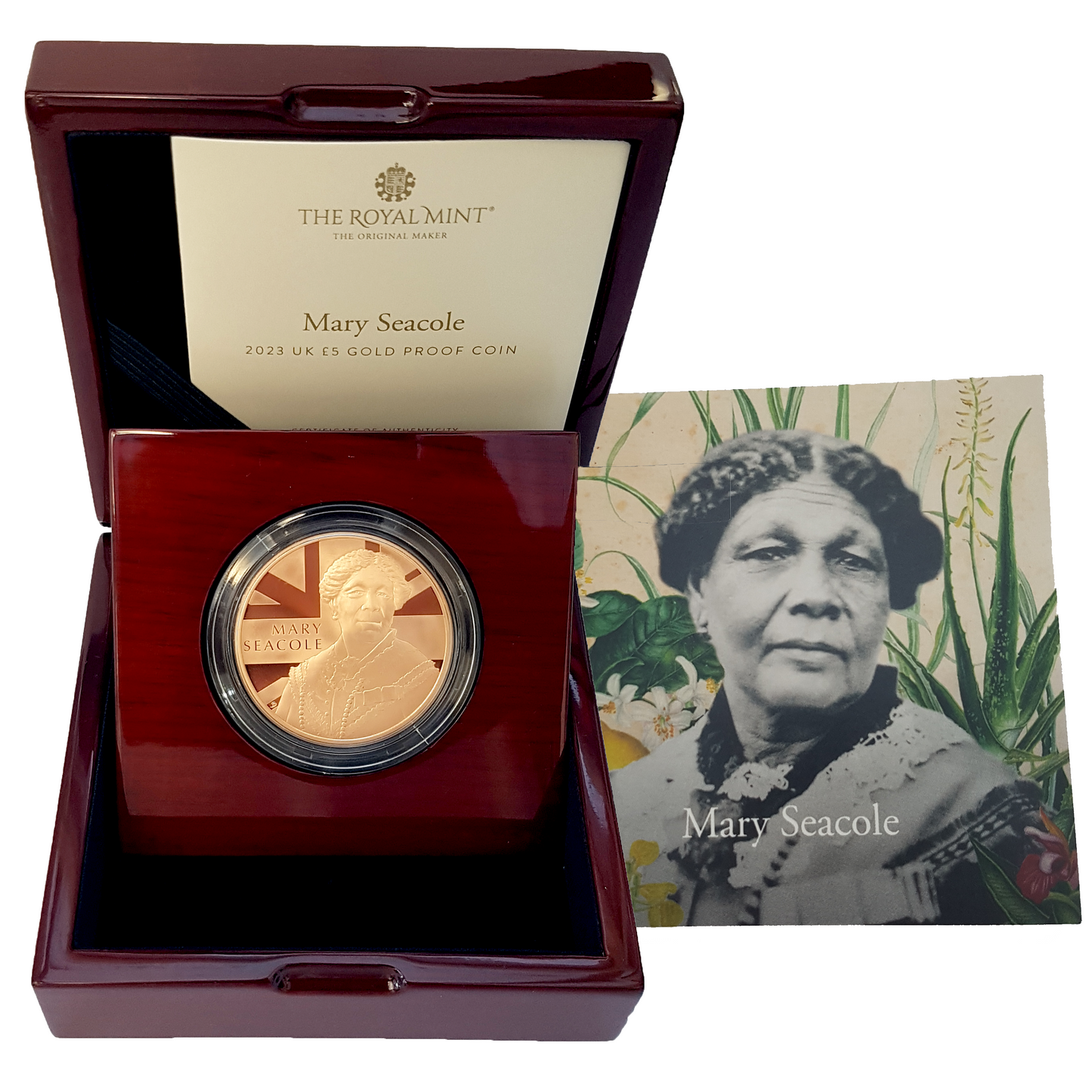 2023 King Charles III 'Mary Seacole' £5 Crown Gold Proof