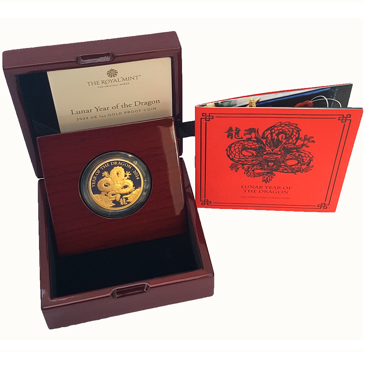 2024 King Charles III 'Lunar Year of the Dragon' 999.9 1oz Gold Proof Coin