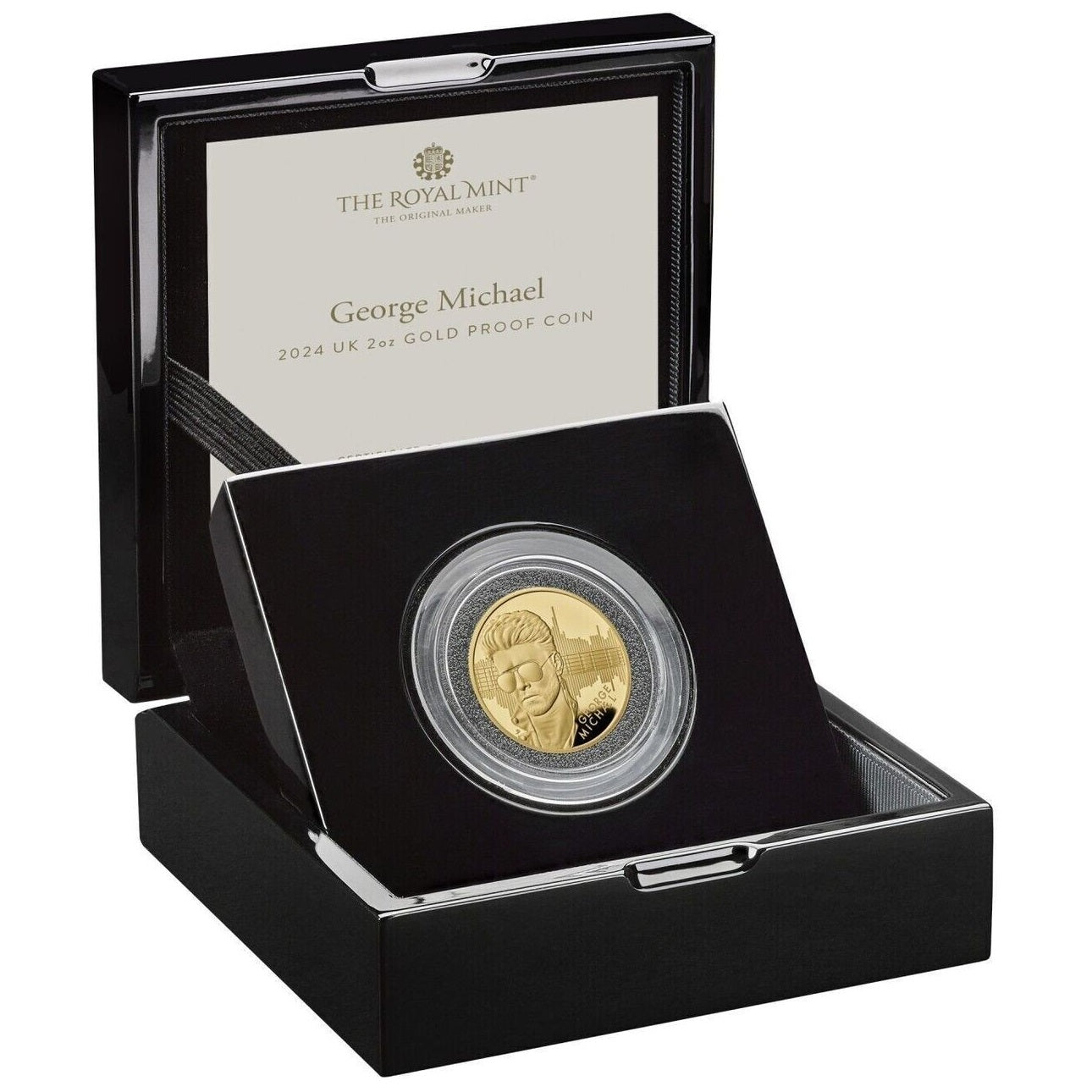 2024 Music Legends 'George Michael' 2 oz 999.9 Gold Proof Coin