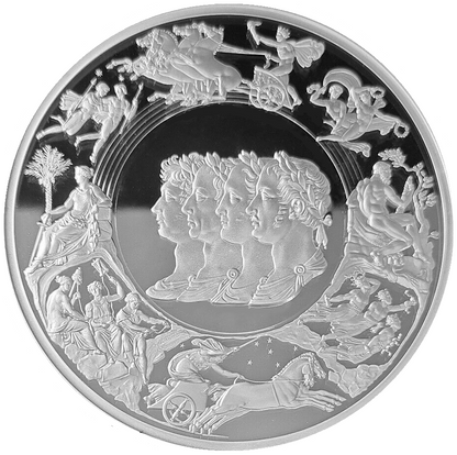 2024 Great Engravers Waterloo Medal 'Allied Leaders' 2 oz Silver Proof Coin - IN STOCK