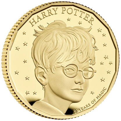 2022 Queen Elizabeth II 'Harry Potter 25th Anniversary' 1/4 Ounce 999.9 Gold Proof Coin