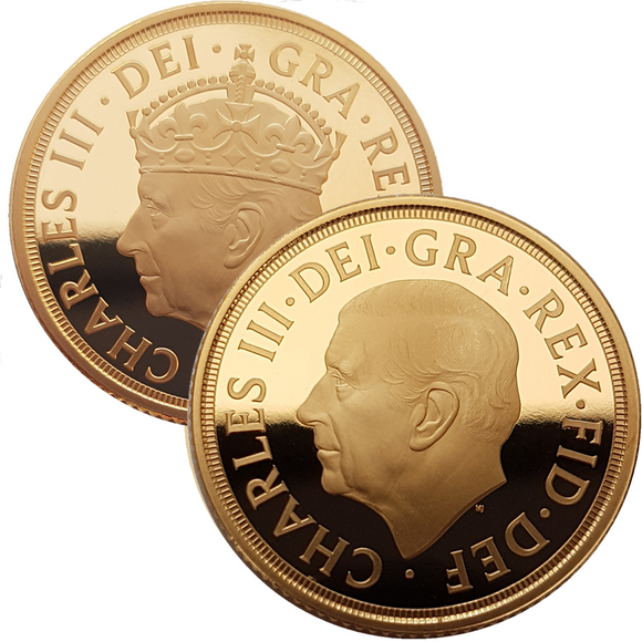 2023 & 2024 King Charles III 'Crowned and Uncrowned' Proof Full Sovereigns
