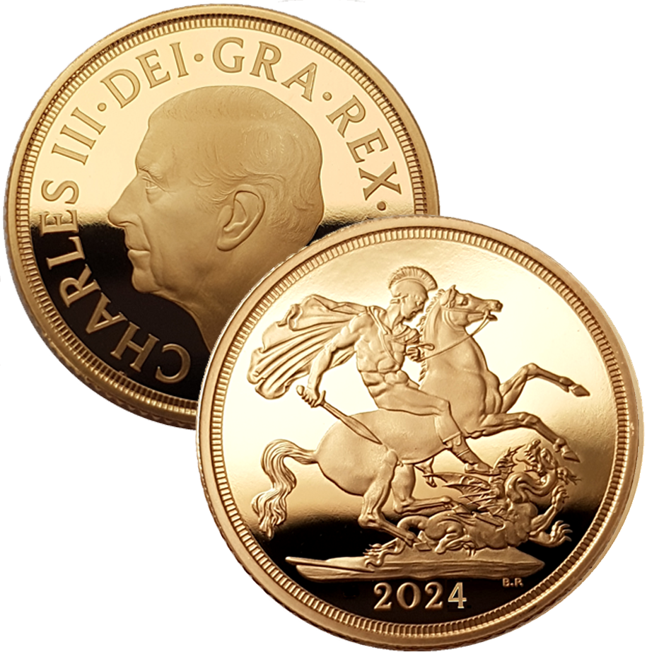 2023 & 2024 King Charles III 'Crowned and Uncrowned' Proof Full Sovereigns