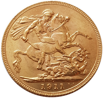 1911-C King George V Gold Sovereign (Ottawa / Canada)