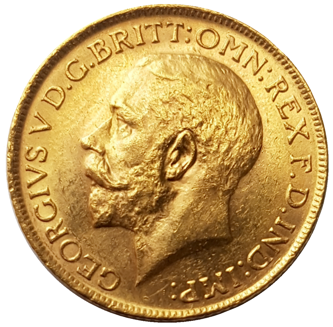 1925-M King George V Gold Sovereign (Melbourne)