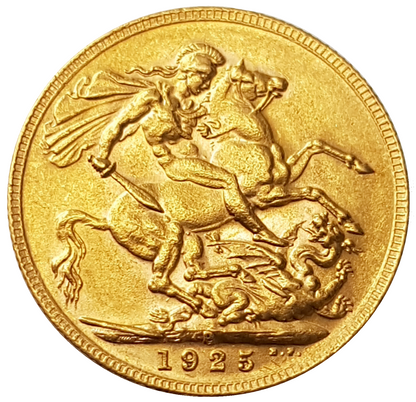 1925-P King George V Gold Sovereign (Perth)