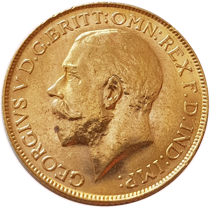 1927-P King George V Gold Sovereign (Perth)