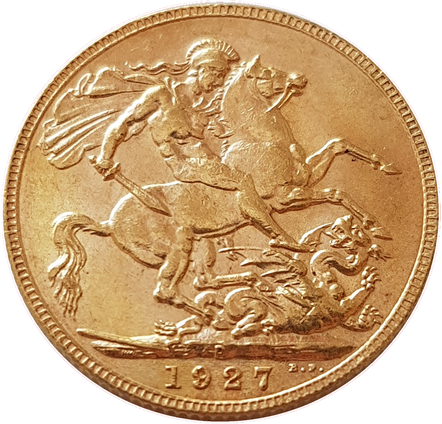 1927-P King George V Gold Sovereign (Perth)