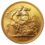 1957-1968 Queen Elizabeth II Gold Sovereigns +Luxury Case