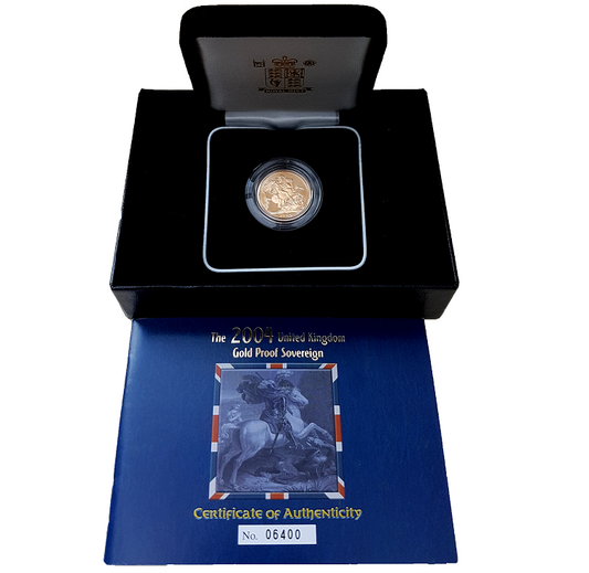 2004 Queen Elizabeth II Proof Sovereign by Ian Rank-Broadley