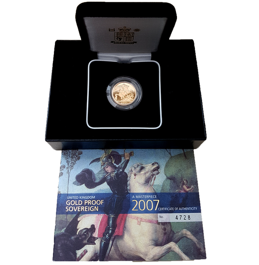 2007 Queen Elizabeth II Proof Sovereign by Ian Rank-Broadley