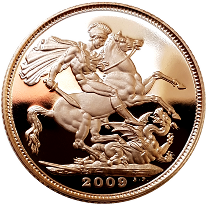 2009 Queen Elizabeth II Proof Sovereign by Ian Rank-Broadley