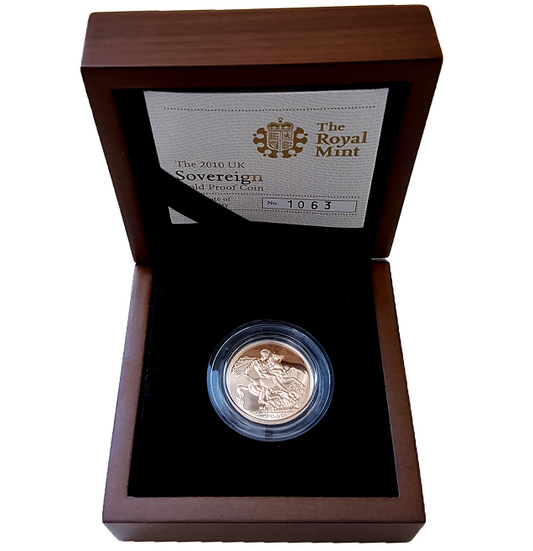 2010 Queen Elizabeth II Proof Sovereign by Ian Rank-Broadley