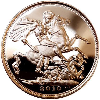 2010 Queen Elizabeth II Proof Sovereign by Ian Rank-Broadley