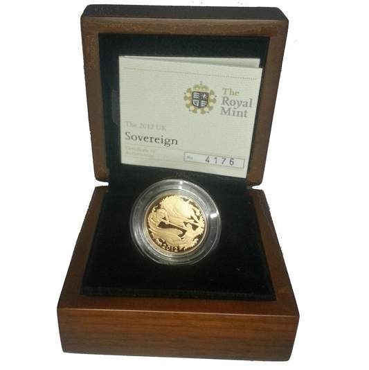 2012 Queen Elizabeth II Proof Sovereign by Paul Day