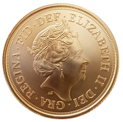 2020 Queen Elizabeth II BU Matt Finish 200th Anniversary Gold Sovereign