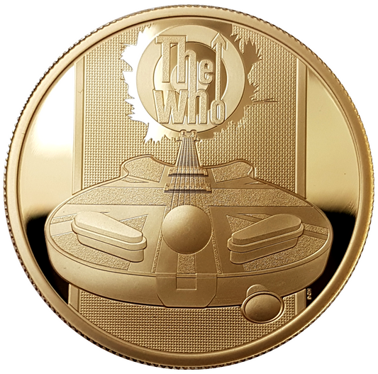 2021 Music Legends 'The Who' 1 oz 999.9 Gold Proof Coin