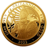 2022 Queen Elizabeth II Britannia Premium 3-Coin Gold Proof Set