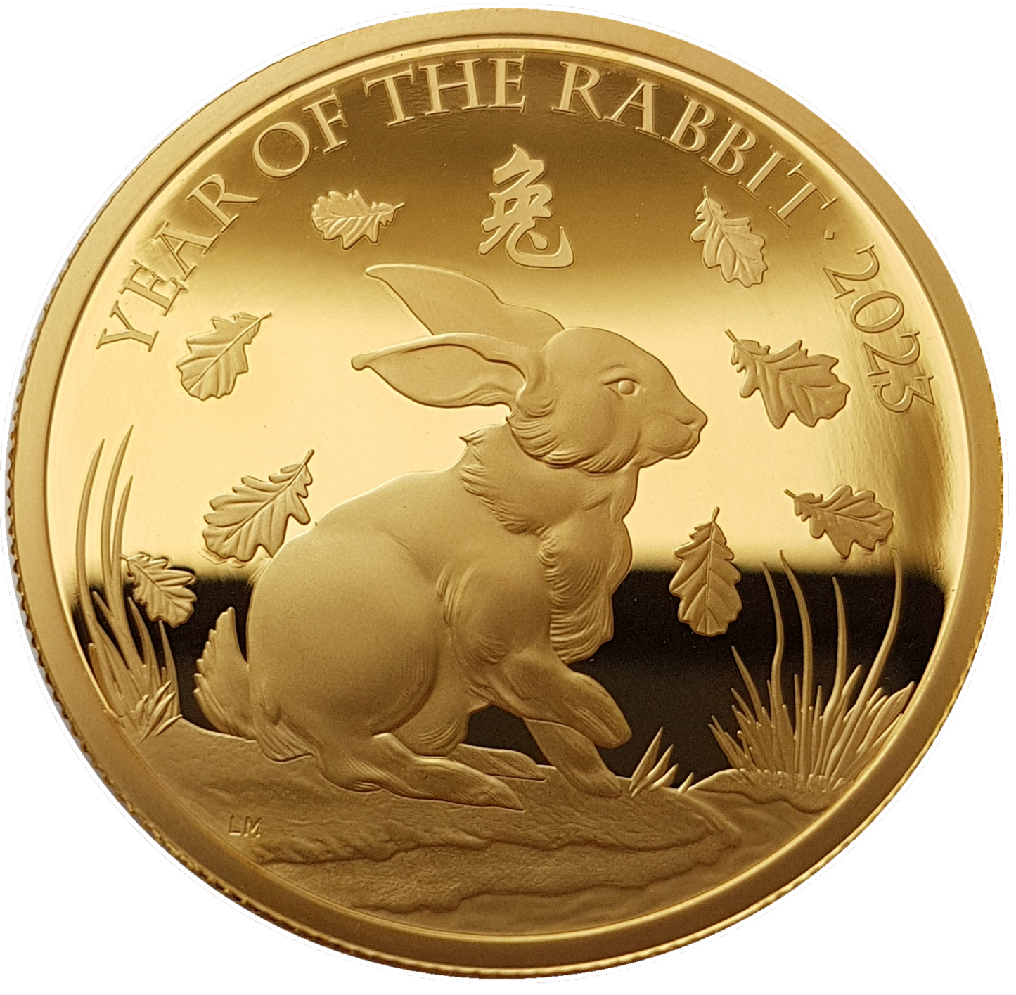 2023 Queen Elizabeth II 'Lunar Year of the Rabbit' 999.9 1/4oz Gold Proof Coin