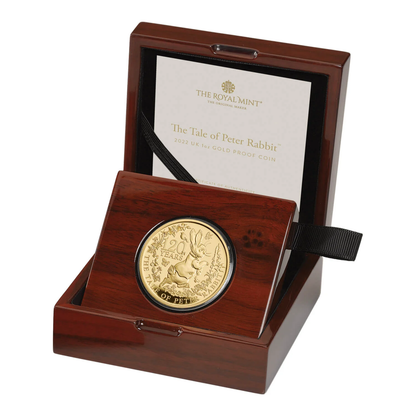 2022 Peter Rabbit 120th Anniversary,1.oz 999.9 Gold Proof Coin