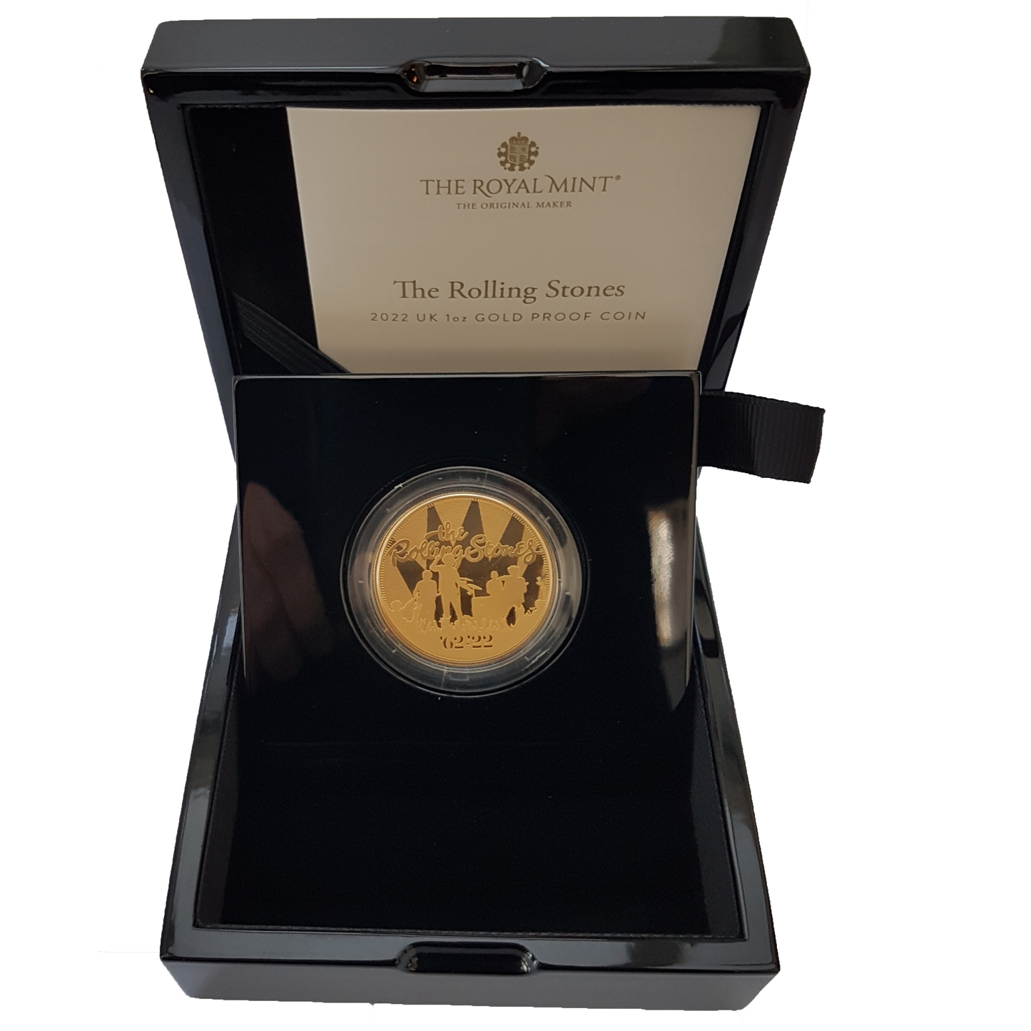 2022 Music Legends 'Rolling Stones' 1 oz 999.9 Gold Proof Coin