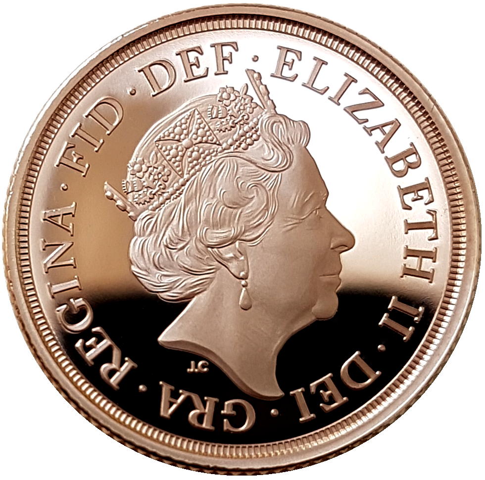 2022 Queen Elizabeth II Proof 'PIEDFORT' Full Sovereign (Platinum Jubilee)