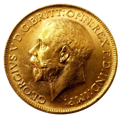 1912-P King George V Gold Sovereign (Perth)