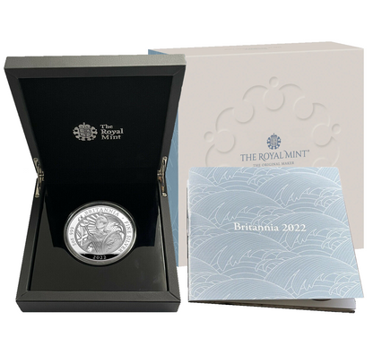 2022 Queen Elizabeth II Britannia (Five-Ounce) 5oz 999 Silver Proof Coin