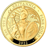 2022 Queen Elizabeth II Britannia (Five-Ounce) 5oz 999.9 Gold Proof Coin