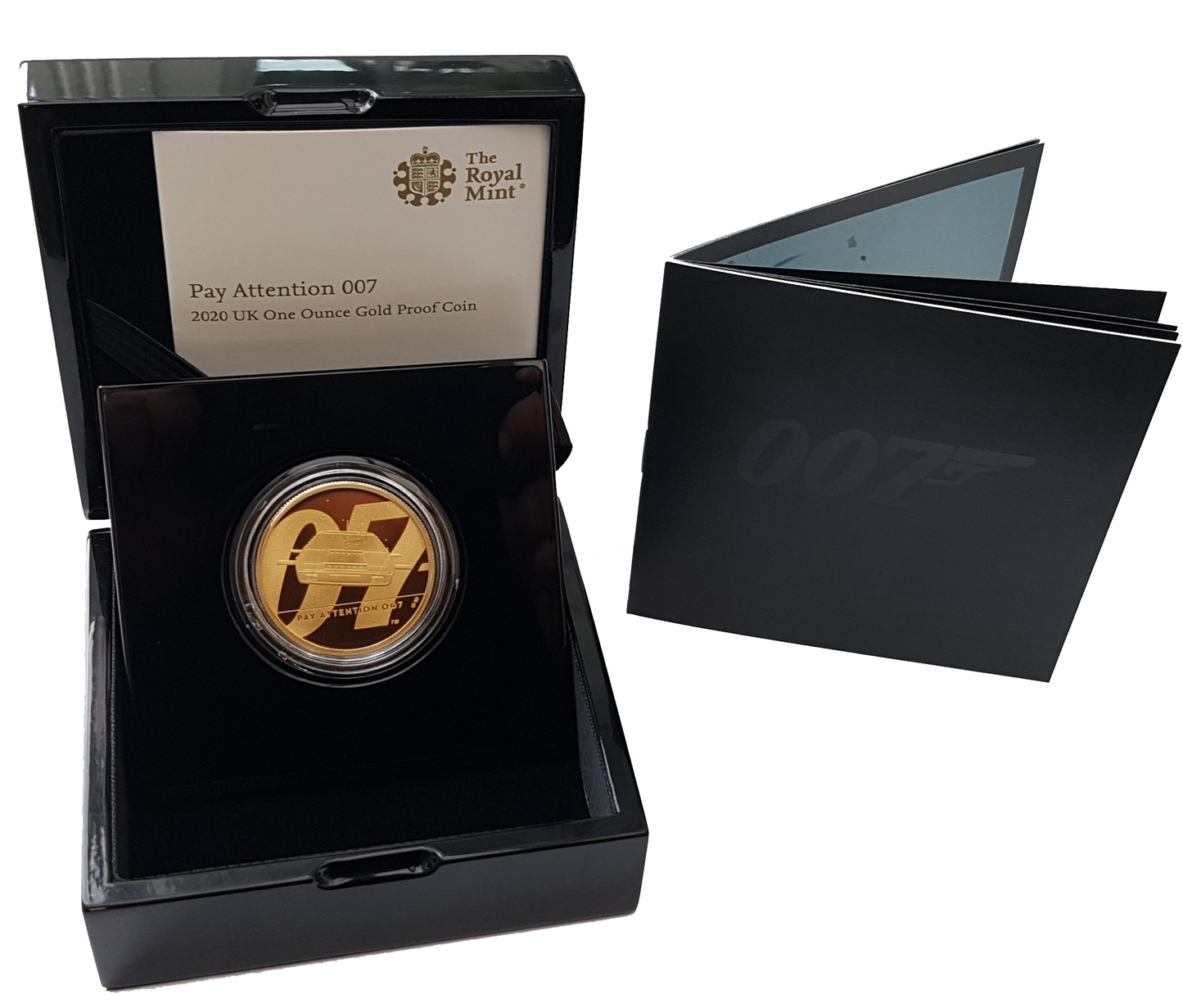 2020 Queen Elizabeth II 'PAY ATTENTION 007' 999.9 1/4oz / 1oz / 2oz Gold Proof Coins