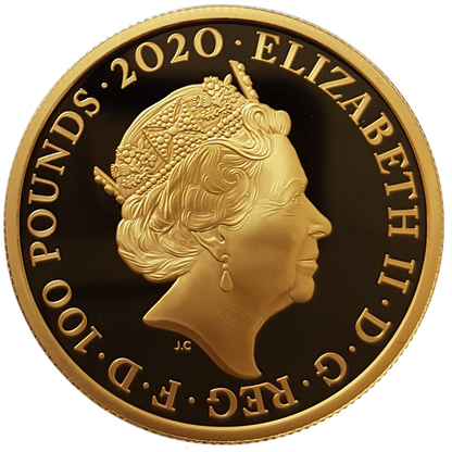 2020 Queen Elizabeth II 'PAY ATTENTION 007' 999.9 1/4oz / 1oz / 2oz Gold Proof Coins