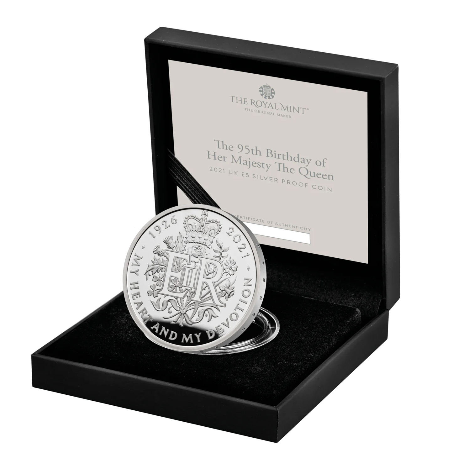 2021 Queen Elizabeth II 95th Birthday of HM the Queen £5 Silver Proof Crown