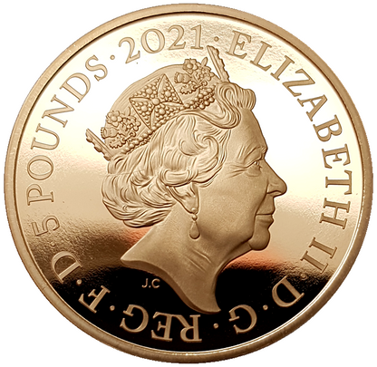 2020 150th Anniversary of the British Red Cross UK £5 Gold Proof Coin