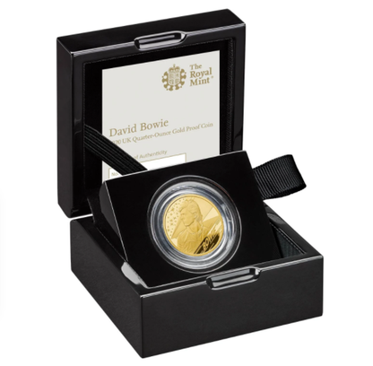 2020 Music Legends 'David Bowie' 1/4 oz 999.9 Gold Proof Coin