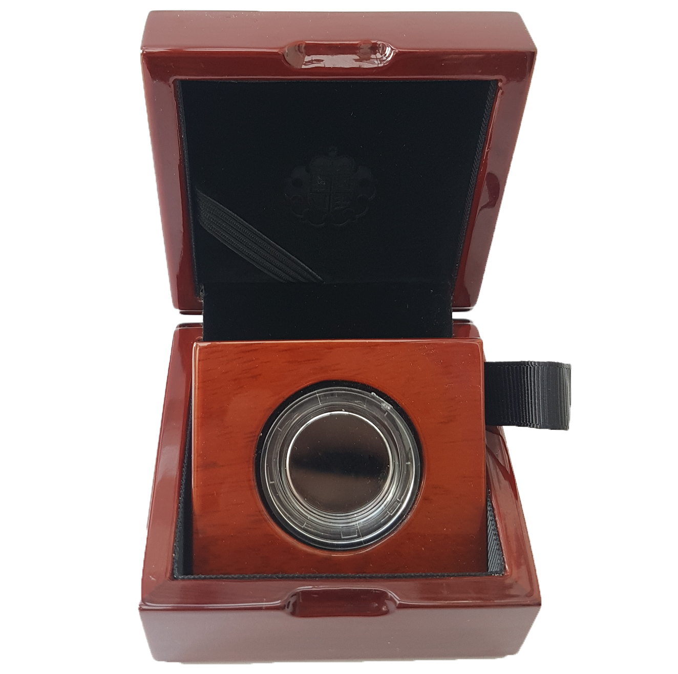 Royal Mint Luxury Wooden Case with Screw Type Capsule for Sovereign