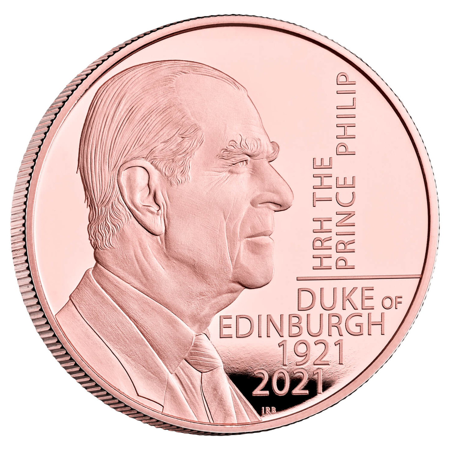 2021 Queen Elizabeth II HRH The Prince Philip, Duke of Edinburgh £5 Gold Proof