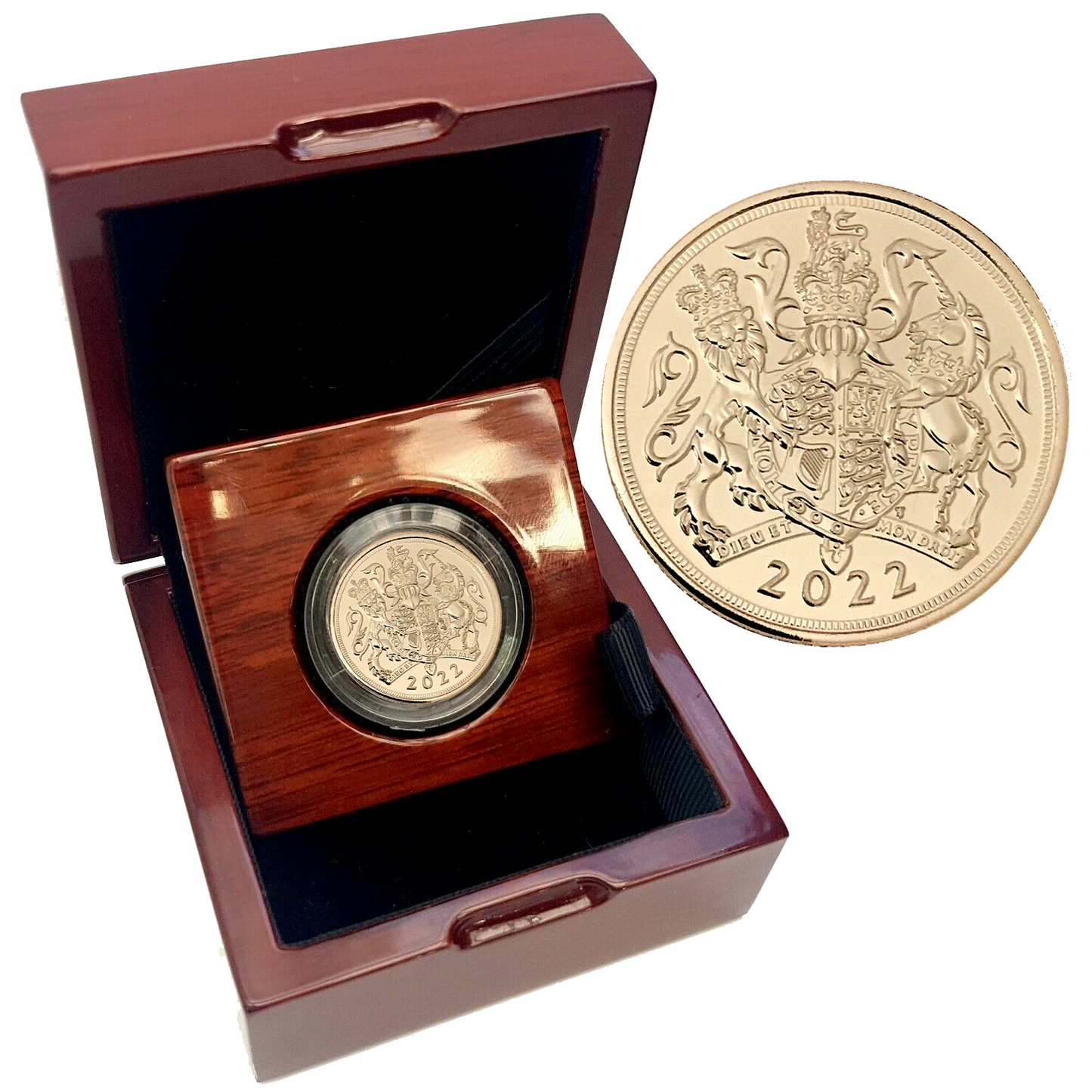 2016-2022 Queen Elizabeth II Gold Sovereigns BUNC + Capsulated with Luxury Case