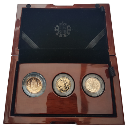 2002 - 2012 - 2022 Queen Elizabeth II Jubilee Sovereigns Set (3 Sovereigns)