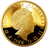 2022 Queen Elizabeth II Tudor Beasts 'Lion of England' 1oz 999.9 Gold Proof Coin
